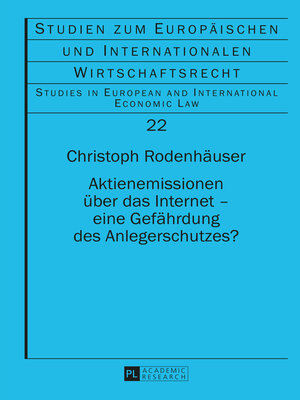 cover image of Aktienemissionen über das Internet  eine Gefährdung des Anlegerschutzes?